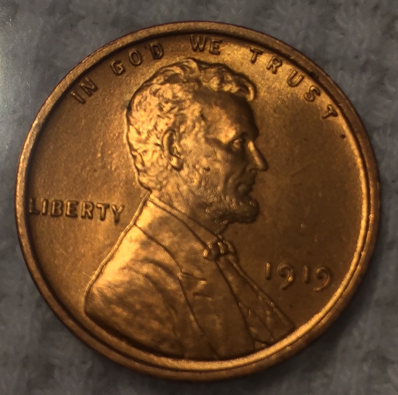 1919-Lincoln-Wheat-Cent-For-Grading