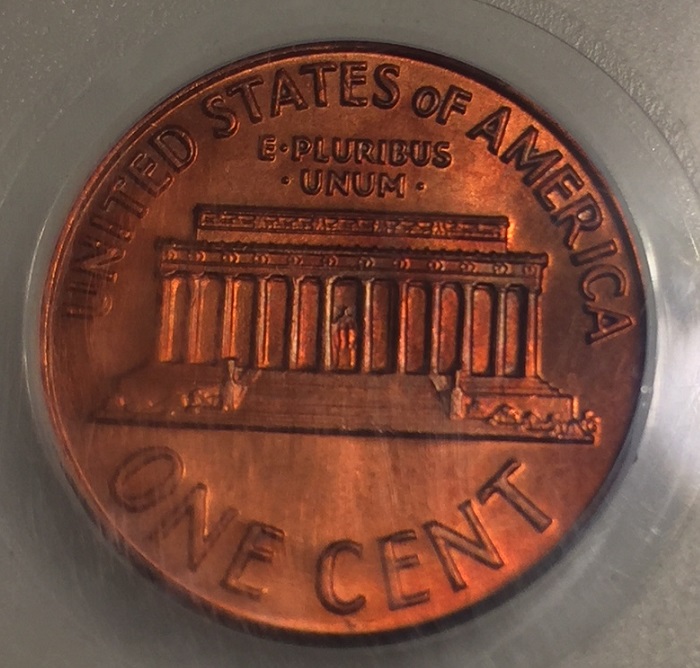1972-Lincoln-Double-Die-Obverse-Toned,-Scratches-On-Holder