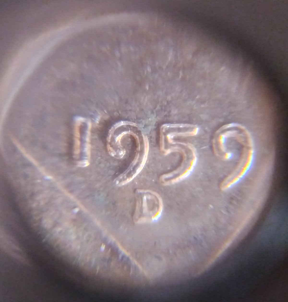 Two-1959-D-Pennys-Double-Die-Mint-Error