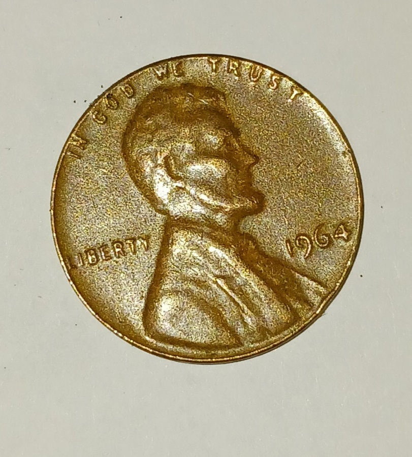 1964-No-Mint-Mark-Lincoln-Penny-2.4-Grams