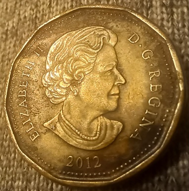 Canada-2012-Loonie-Dual-Missing-Clad-Layer?