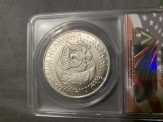 1963-Daniel-Carr-O/S-Kennedy-Design-Concept-Silver-Dollar
