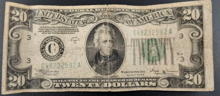 1934-Series-B-$20-Found-At-Work