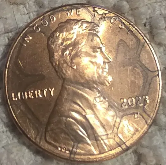 2023-Penny-With-Full-On-Honeycomb-Effect