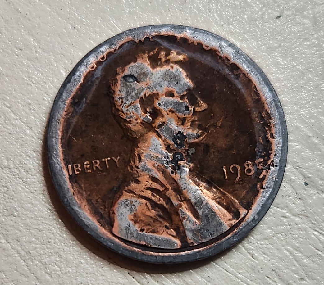 1985-Penny-Error-?-Weighs-2.38-Grams