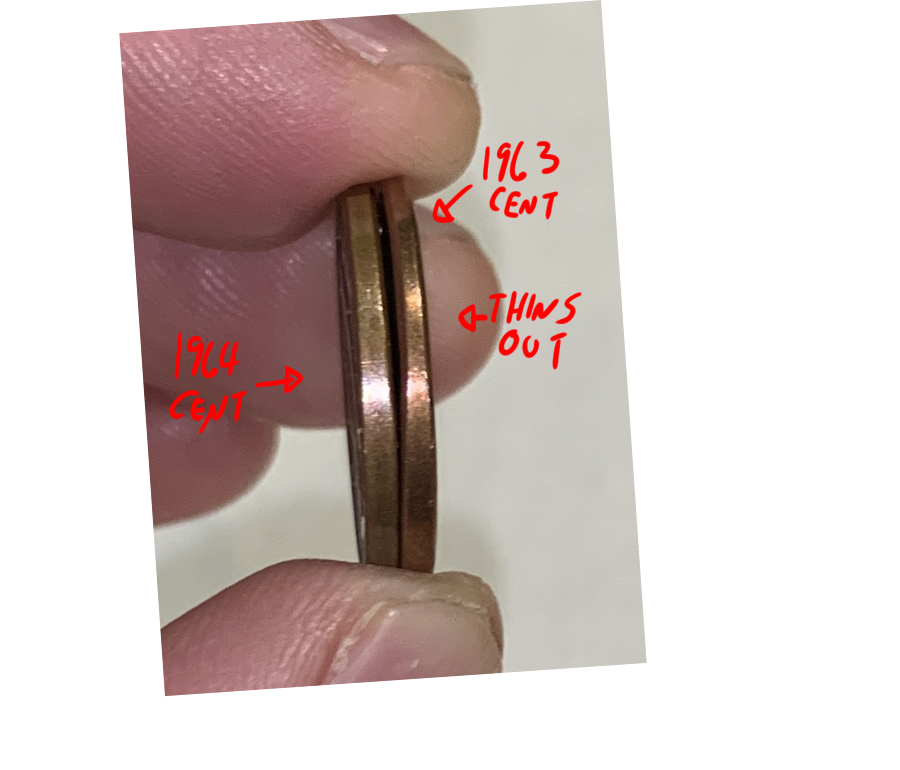 1963-Lincoln-Cent---Gorgeous-Shape-But.-Issues?