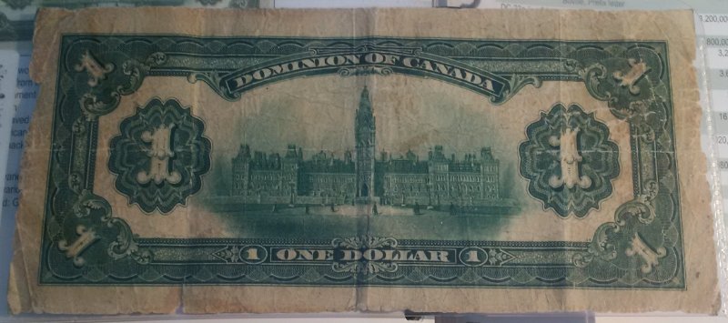 Grading-Low-Grade-1917-Dominion-Of-Canada-$1