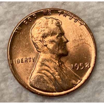 Found!-A-Very-Nice-1958-Wheat-Penny!