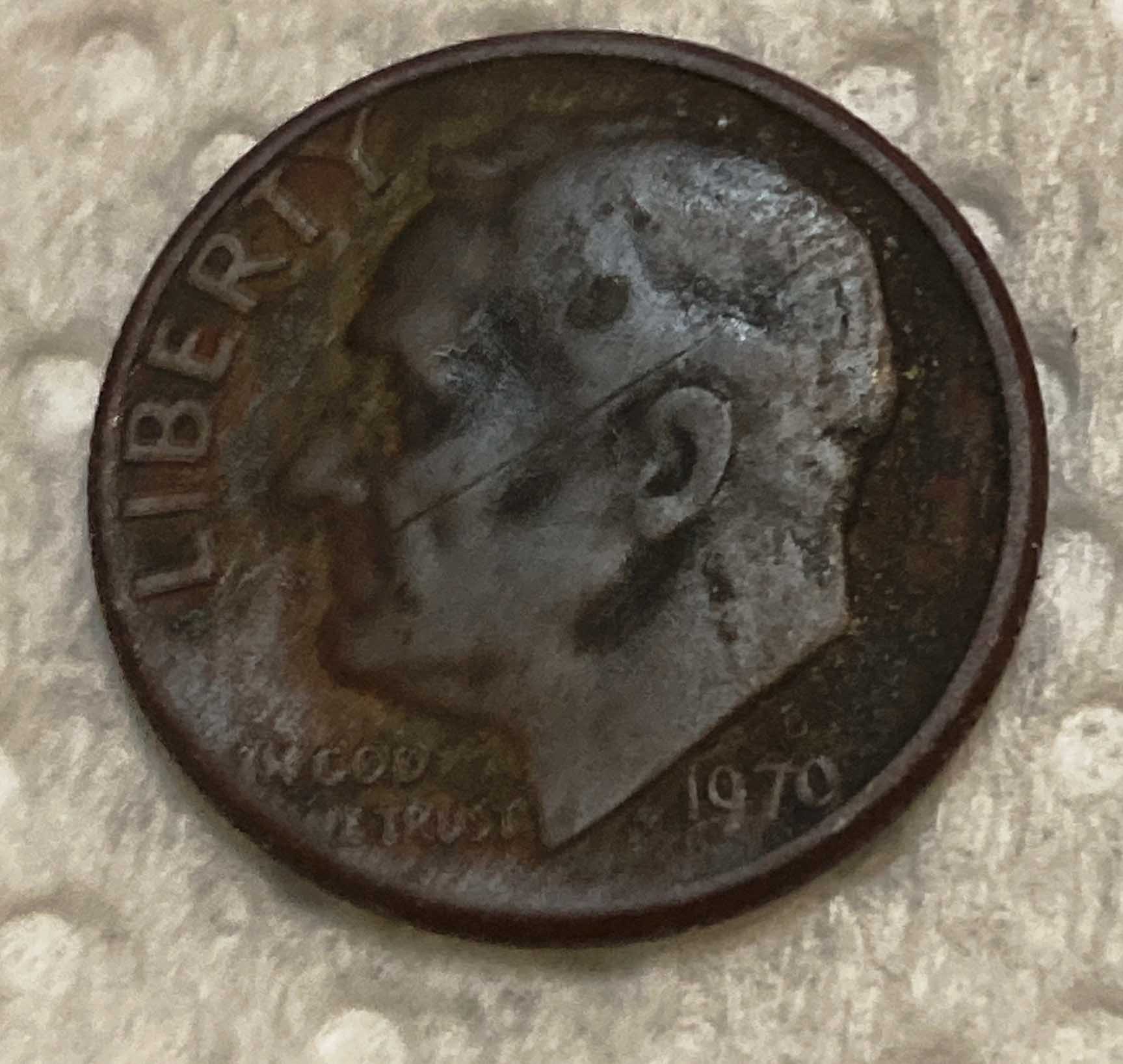 Missing-Cladding-Layer-On-1970-D-Dime?