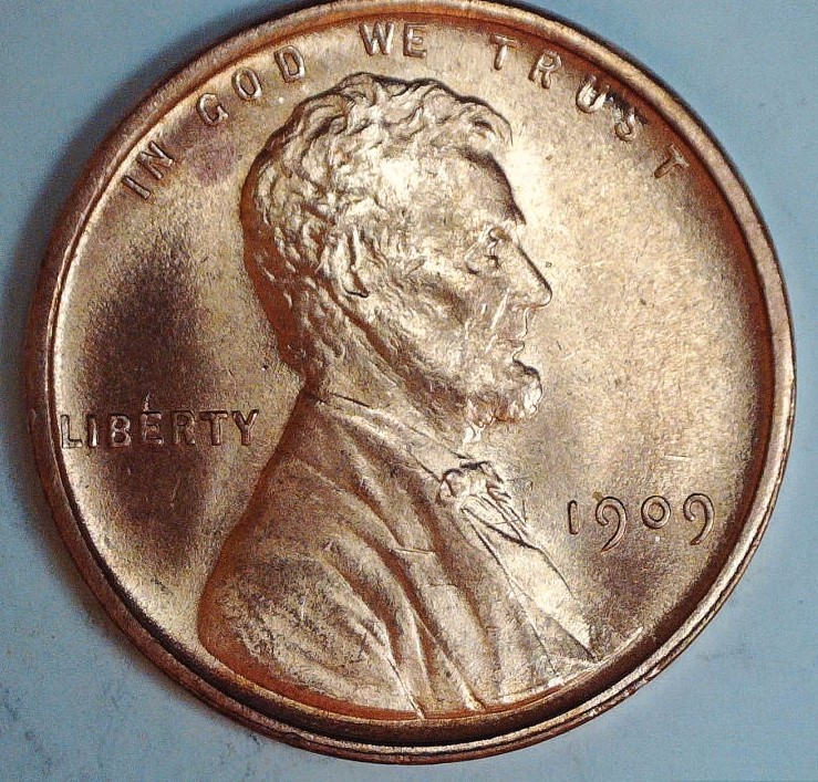 1909-VDB,-Lincoln-Wheat,-For-Grading.
