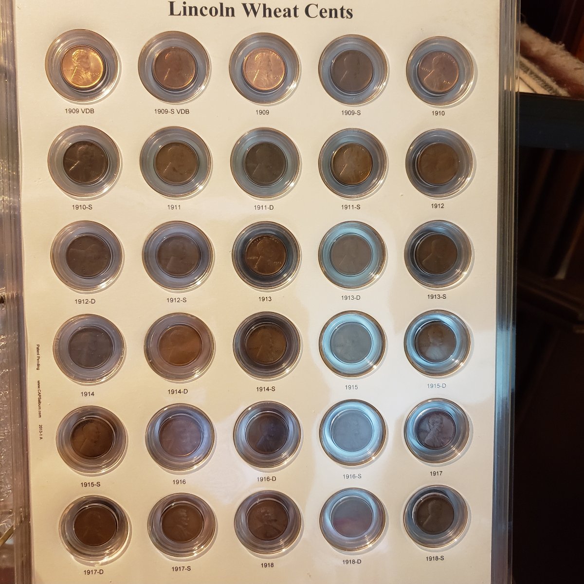 CAPS-Album,-Lincoln-Wheat-Cents.