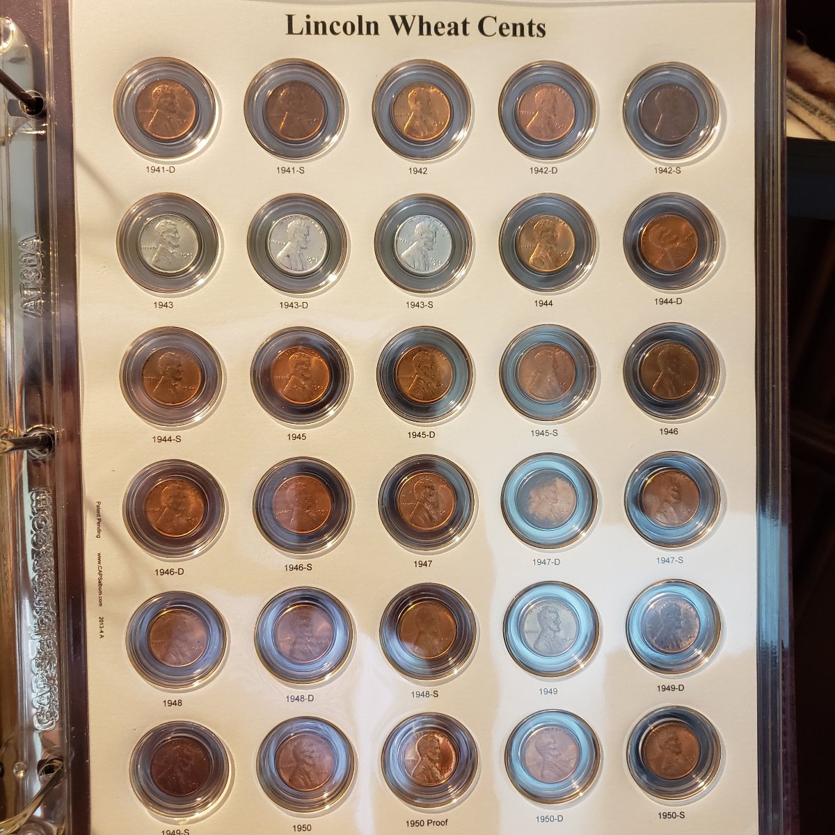 CAPS-Album,-Lincoln-Wheat-Cents.