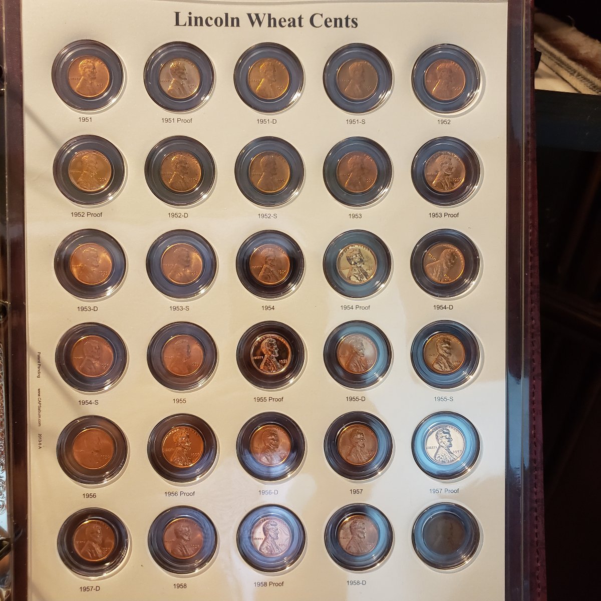 CAPS-Album,-Lincoln-Wheat-Cents.