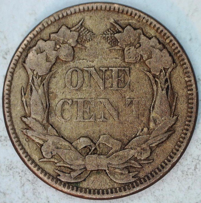 1857-Flying-Eagle-Cent,-Die-Clashes?-Grade?