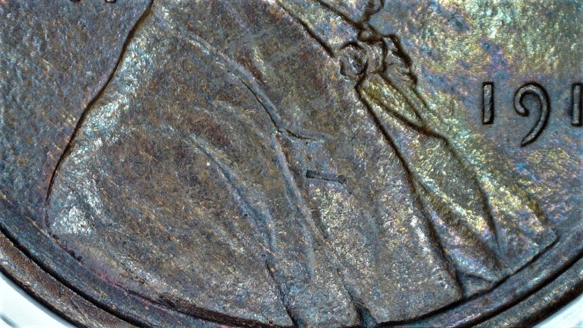 1916-P-Lincoln-Wheat-Cent,-Beautifully-Toned