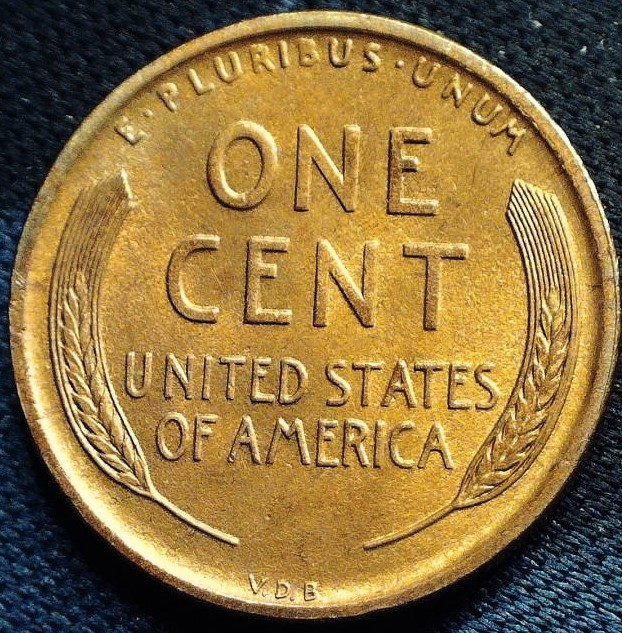 1909-VDB-Lincoln-Cent,-For-Grading.