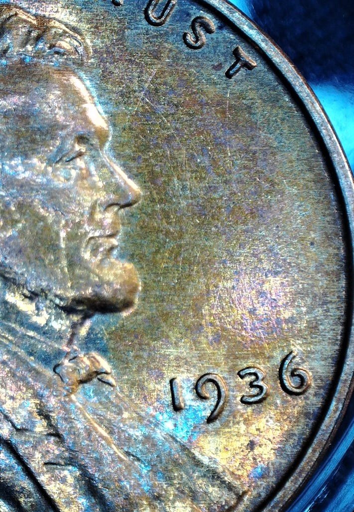 1936-Proof-Lincoln-Wheat-Cent,-For-Grading