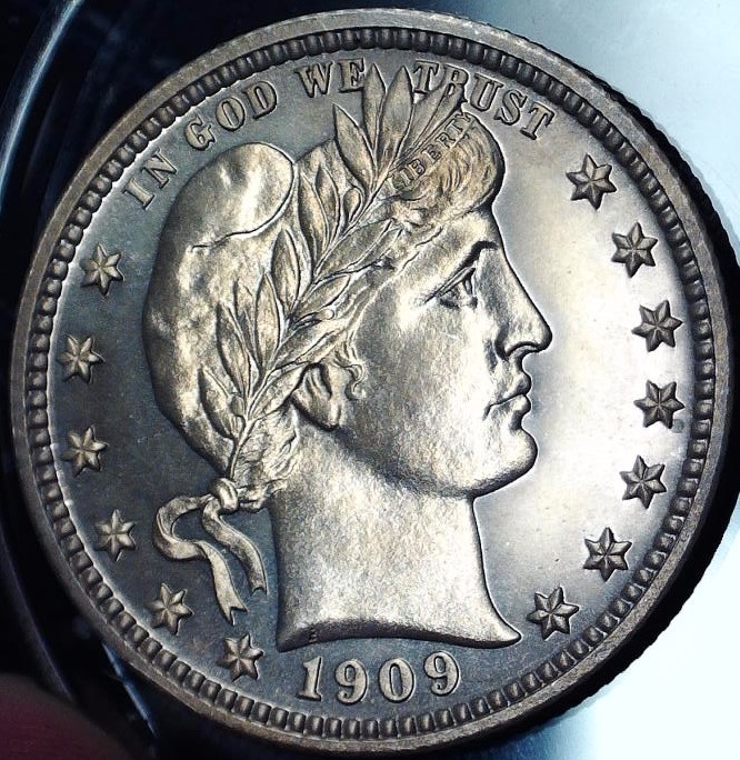 1909-Barber-Quarter,-For-Grading