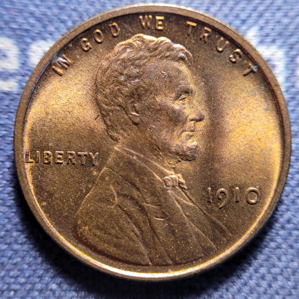 1910-Lincoln-Wheat-Cent,-For-Grading