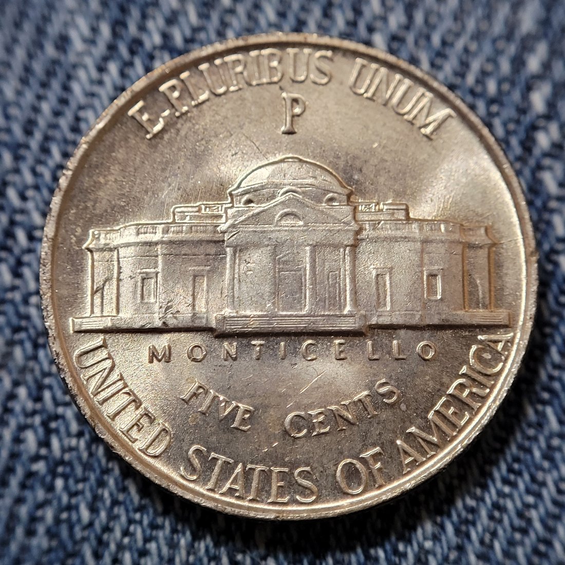 1943-Jefferson-Nickel,-For-Grading.