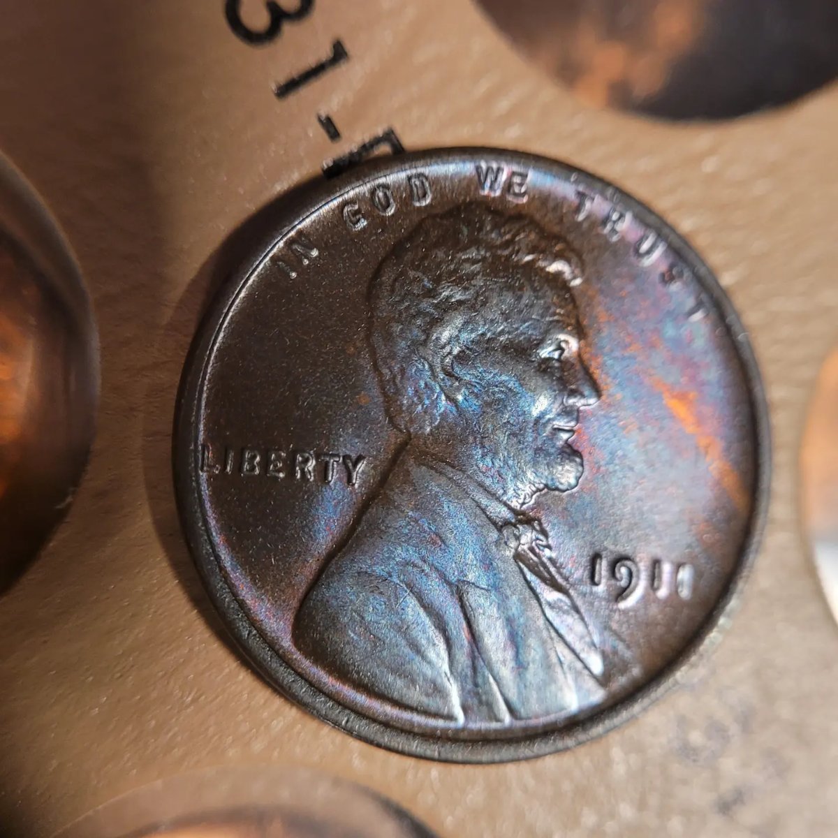 1911-Lincoln-Wheat-Cent,-For-Grading