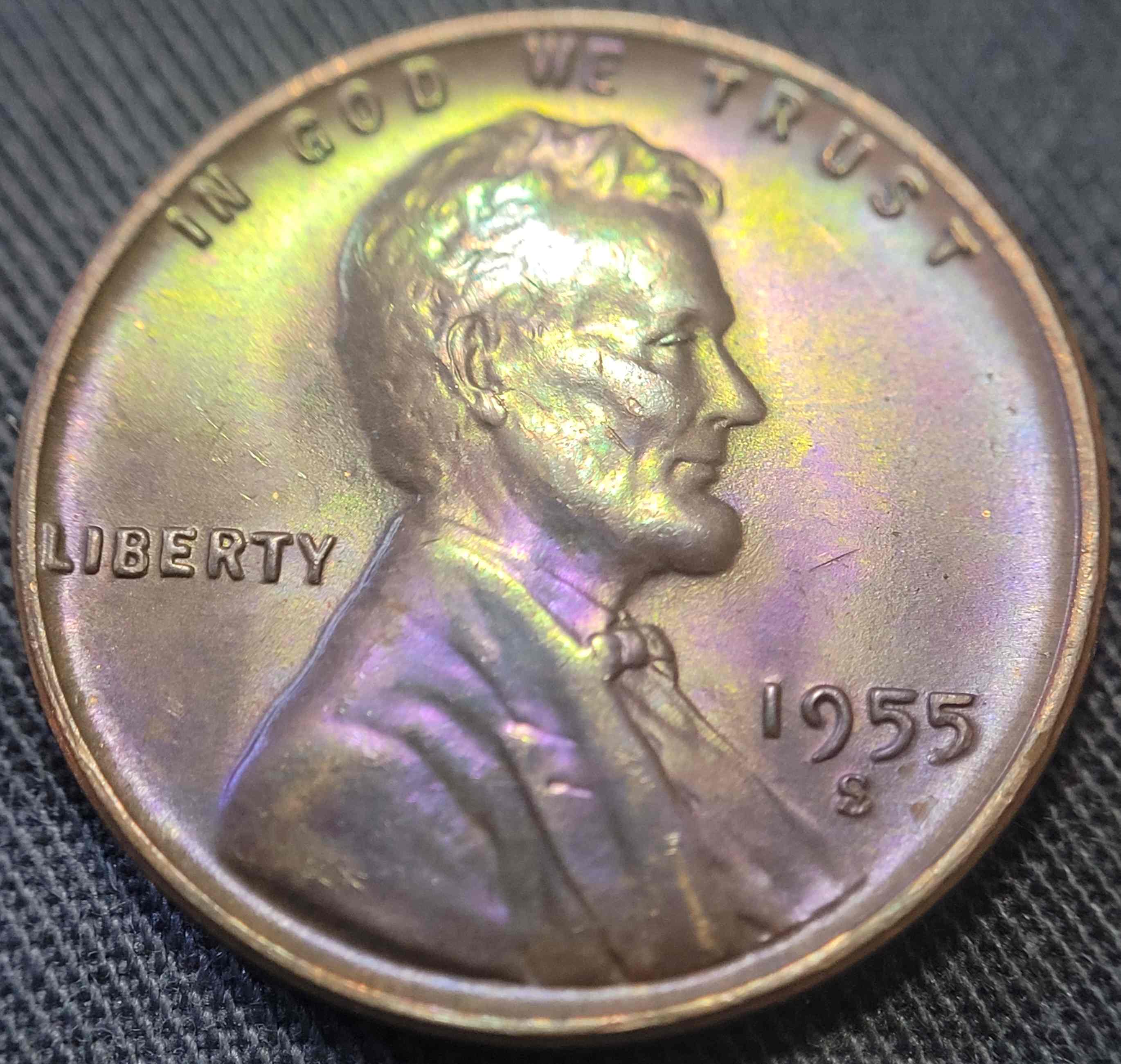 1955-S-Lincoln-Cent,-For-Grading-#2