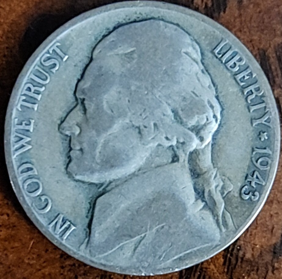 1943-P-Jefferson-Nickel-In-Need-Of-Grading