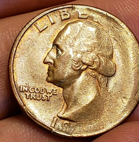 Copper-Colored-Obverse-Quarter-Date-Unknown