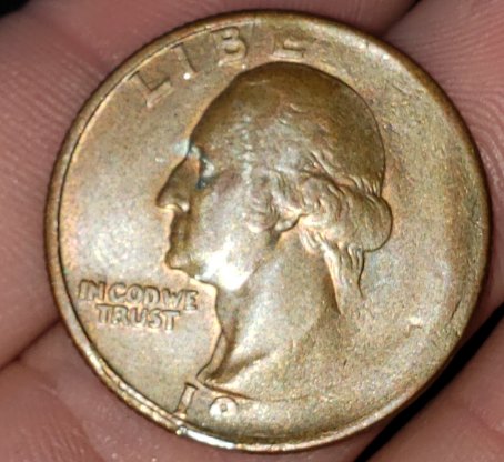 Copper-Colored-Obverse-Quarter-Date-Unknown