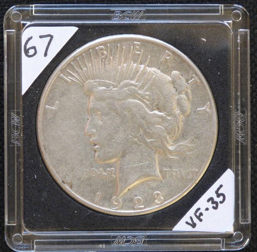 #-66-&-67-Of-My-Silver-Dollars--1925-P-&-1923-S-Peace