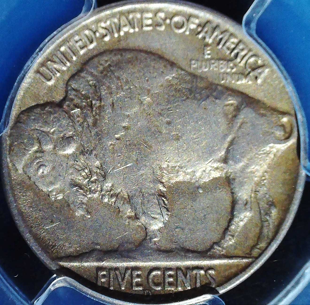 1937-D-3-Legged-Buffalo-Nickel-For-Grade