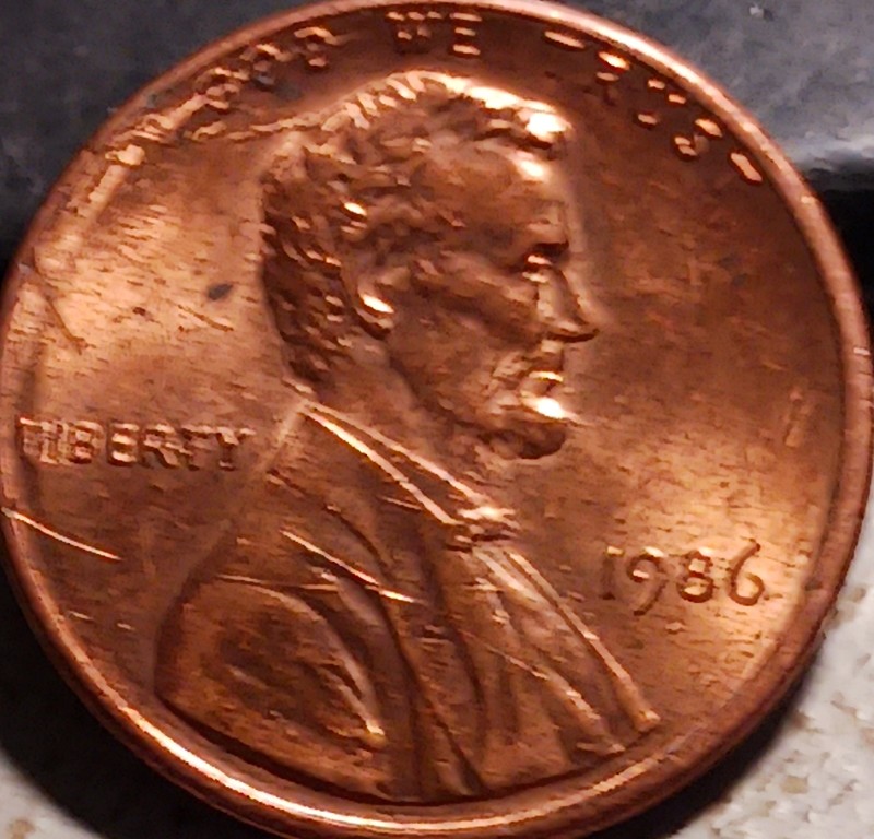 1986-Lincoln-Cent.--What-Going-On-With-The-Top-Edge