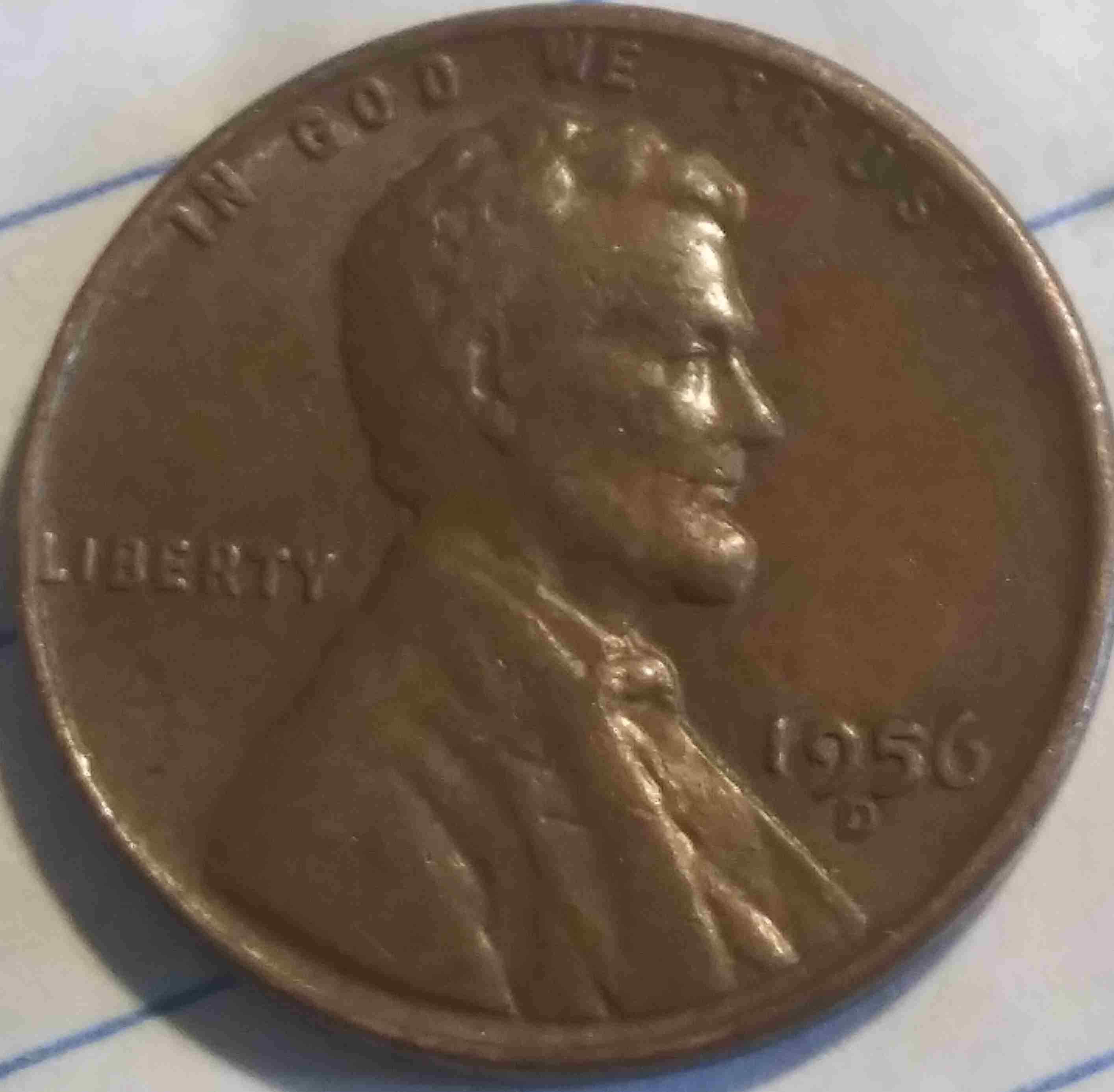 1956-D/D-Lincoln-Wheat-Cent.---Help-On-Grading-Or-Value-Please
