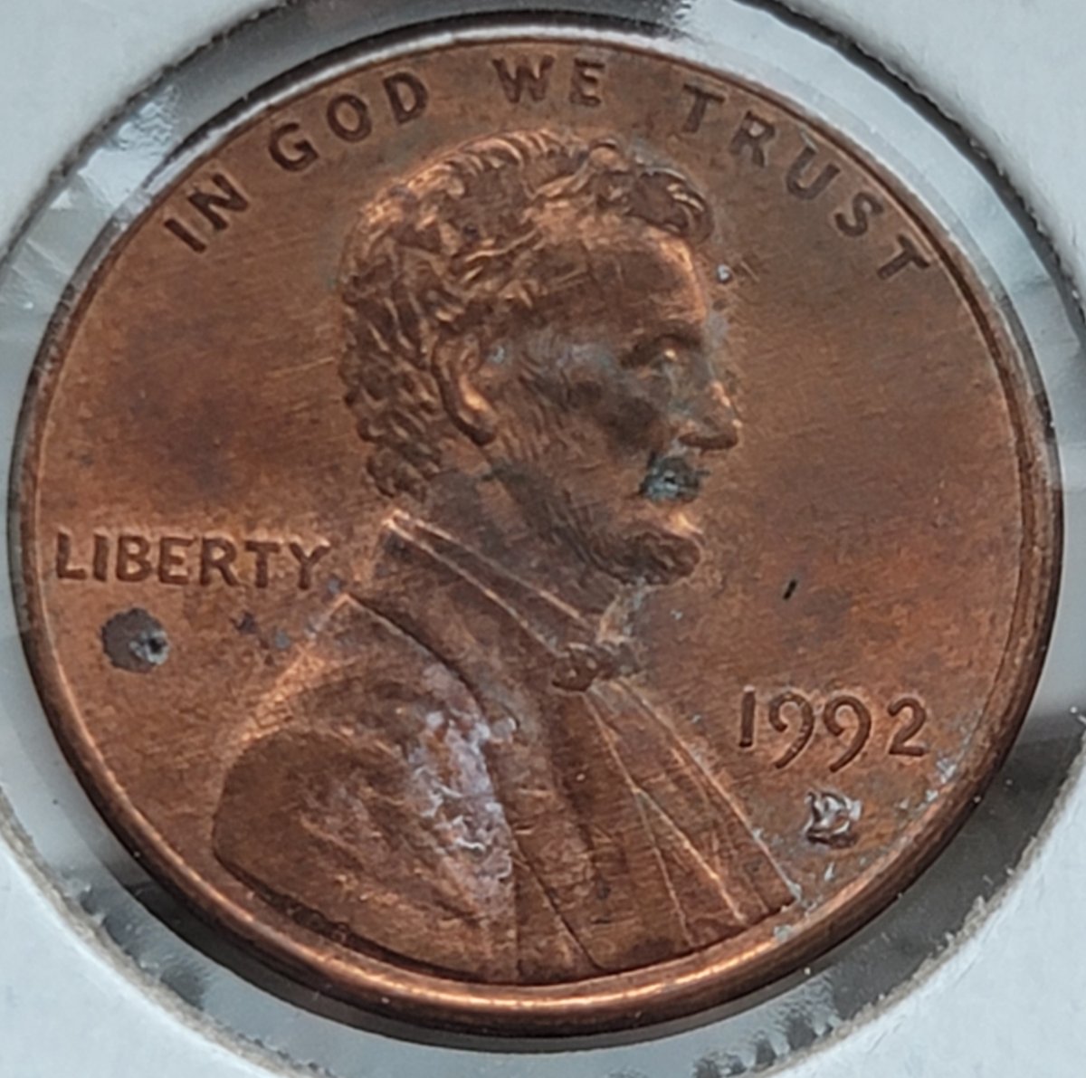 Lincoln-Cent-1992-Mint-Mark-Error?