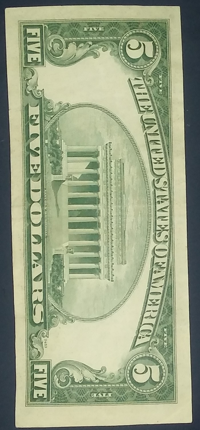 Really-Good-Condition-1950-$5-Star-Note