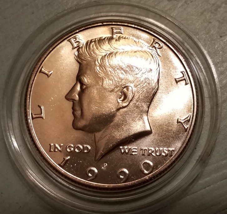 1990-P--Half-Dollar..need-Grading