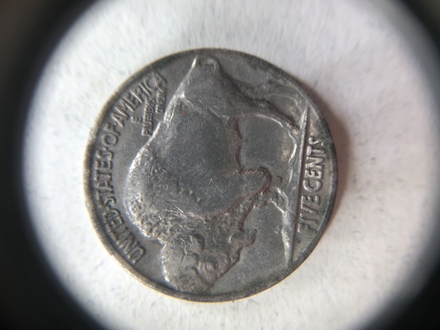 1937-Nickel-With-Funky-Edge-.-Specific-Gravity-Of-9.4