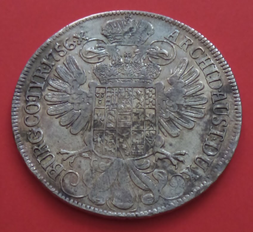 Thaler-Maria-Theresia-1756,-Weigh-Is-Only-25.33-Grams