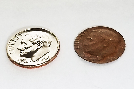 Very-Thin-And-Light-1980-P-Dime,-Maybe-Missing-Clad-Layers?-Any-Ideas?