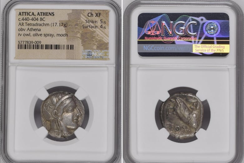Owl-Tetradrachm-Coins