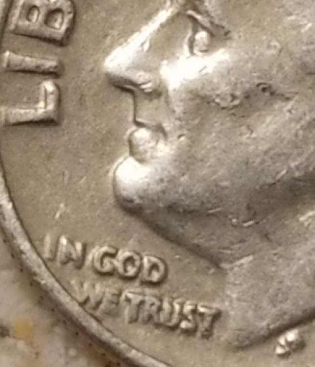 1968-Dime-Weighing-2.18g