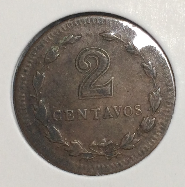 Argentinian-1947-2-Cents-Coin....help-!