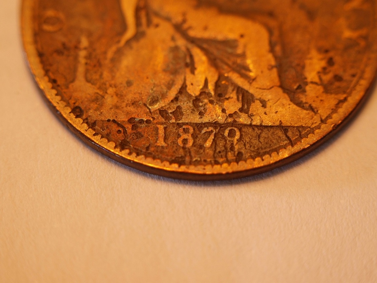 1879-Queen-Victoria-Lare-Or-Small-Date-One-Penny-Coin?