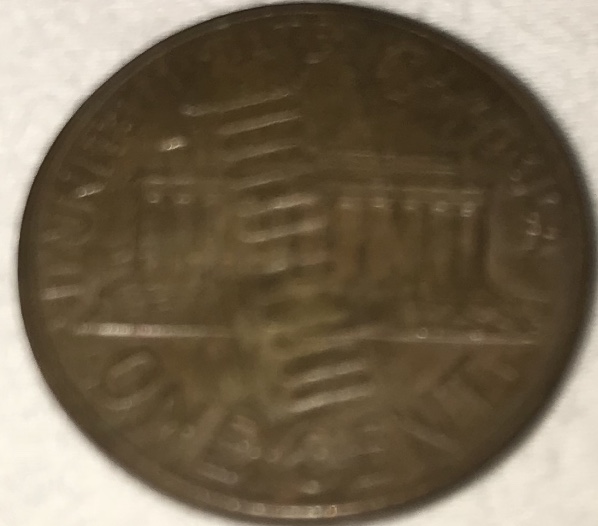 1966-Double-Stamped-/Reversed-Letters-Penny-Unique?