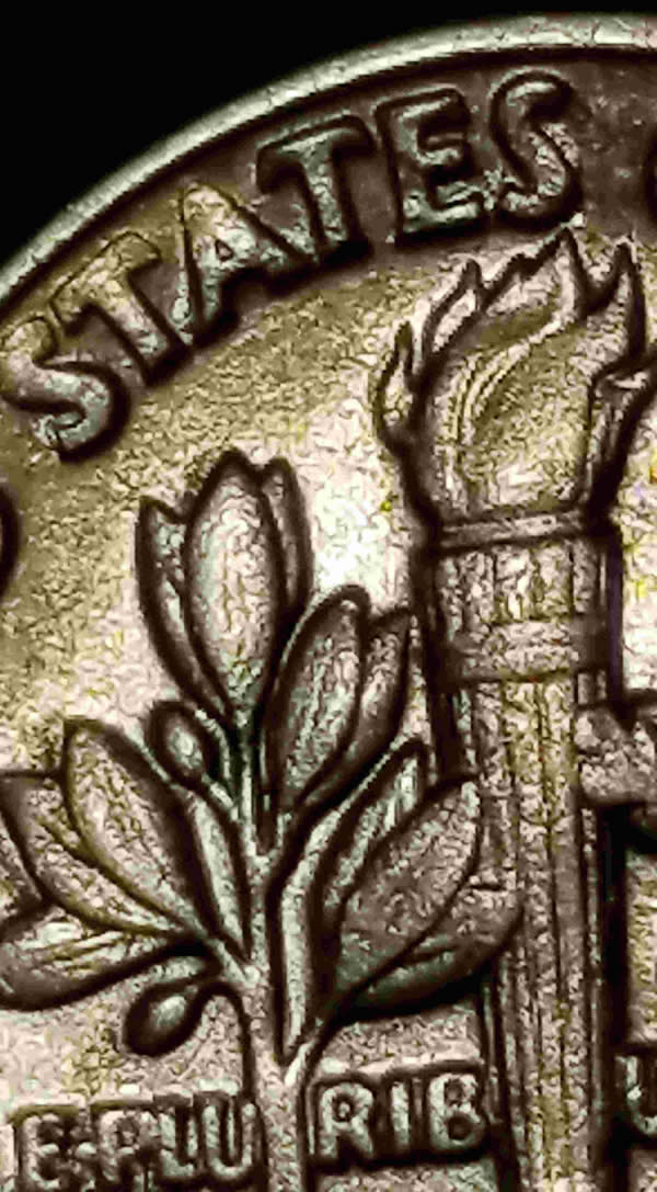 1981-D-Roosevelt-Dime,-Looking-For-Type-Of-Doubling.