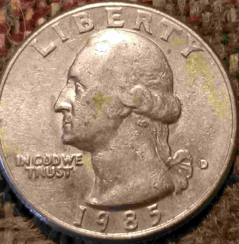 1985-D-Washington-Quarter--I.d.h,-Double-Tailed?