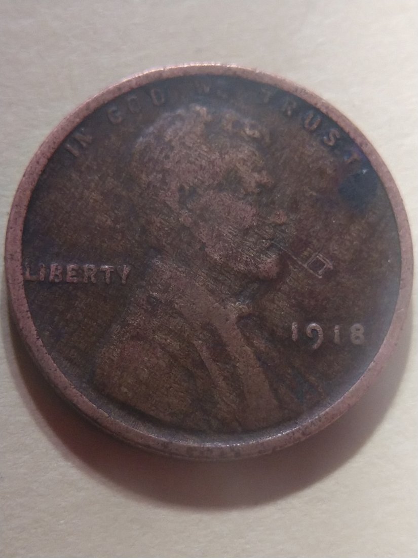 1918-Wheat-Penny,-Lincoln-Smoking-Pipe?