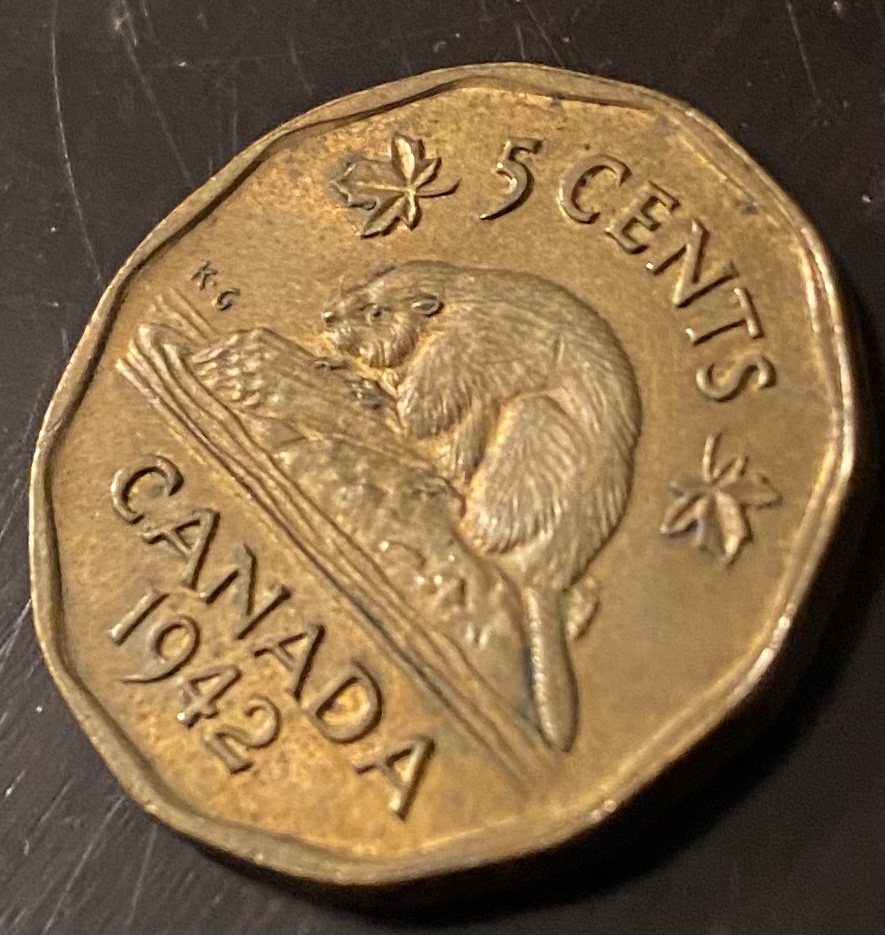 1942-Tombac-Nickel--Just-Purchased
