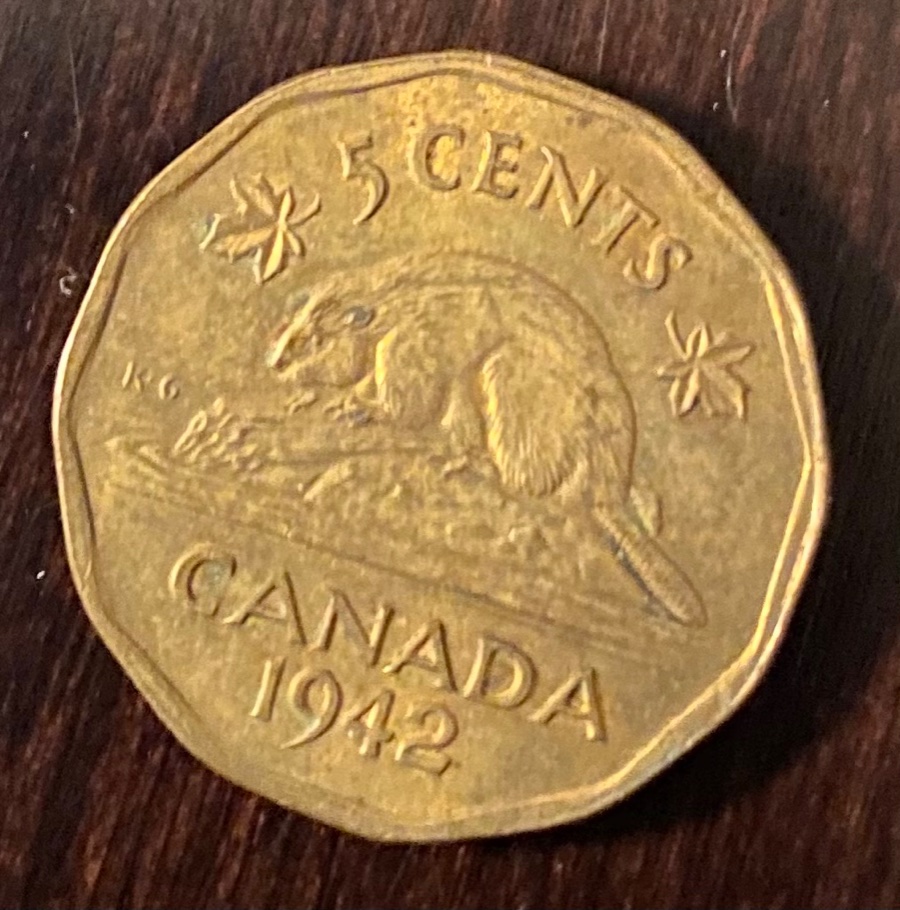 1942-Tombac-Nickel--Just-Purchased