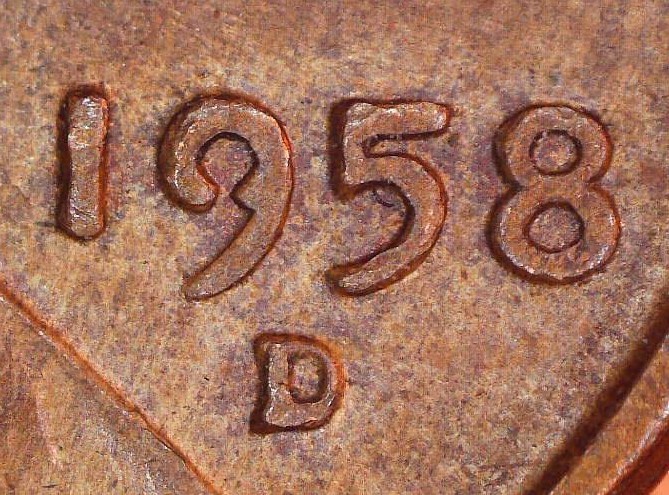 What-Are-These-Spikes-On-These-1955-D--And-1958-D-Penny-Dates?